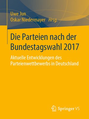 cover image of Die Parteien nach der Bundestagswahl 2017